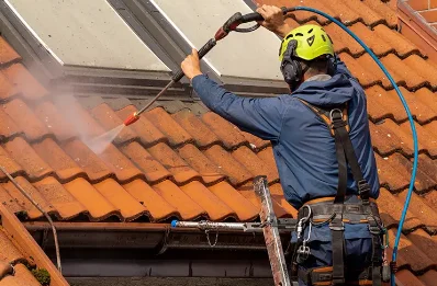 Démoussage et hydrofuge de toiture à Arpenans